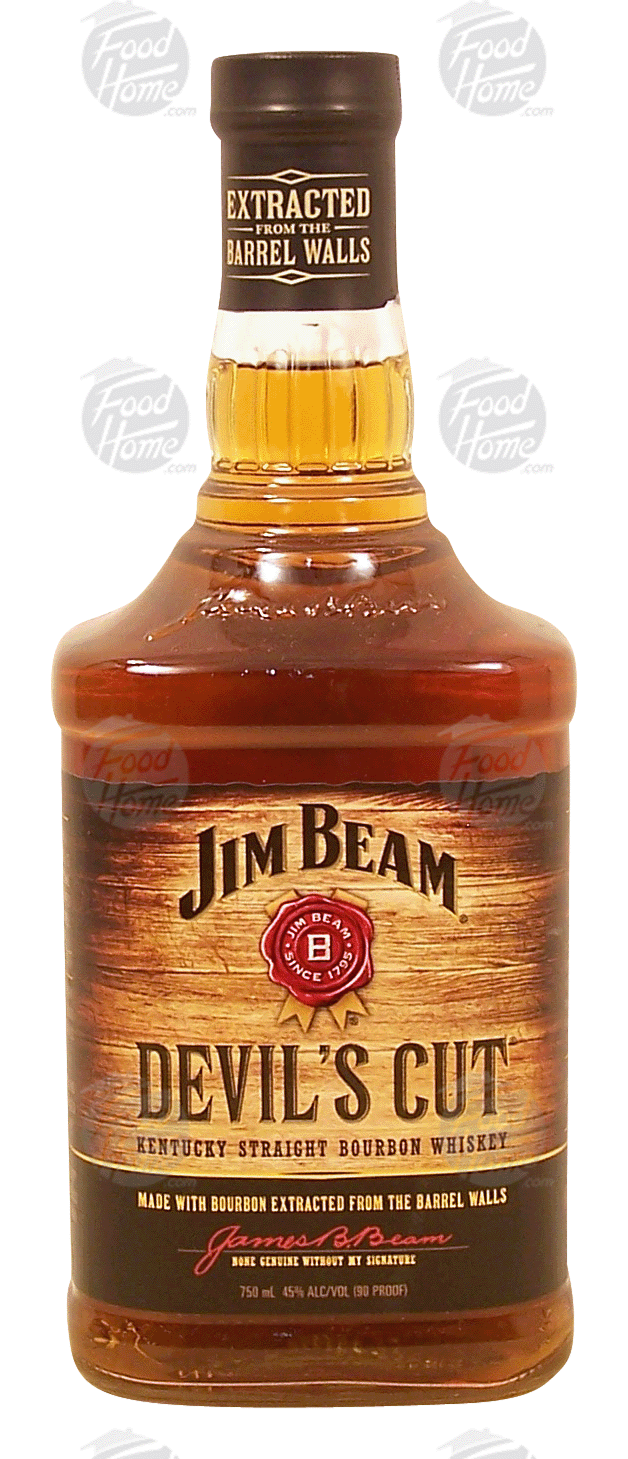 Jim Beam Devil's Cut kentucky straight bourbon whiskey, 45% alc. by vol. Full-Size Picture